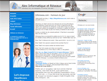 Tablet Screenshot of inforeseau.com