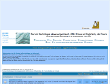Tablet Screenshot of forum.inforeseau.com